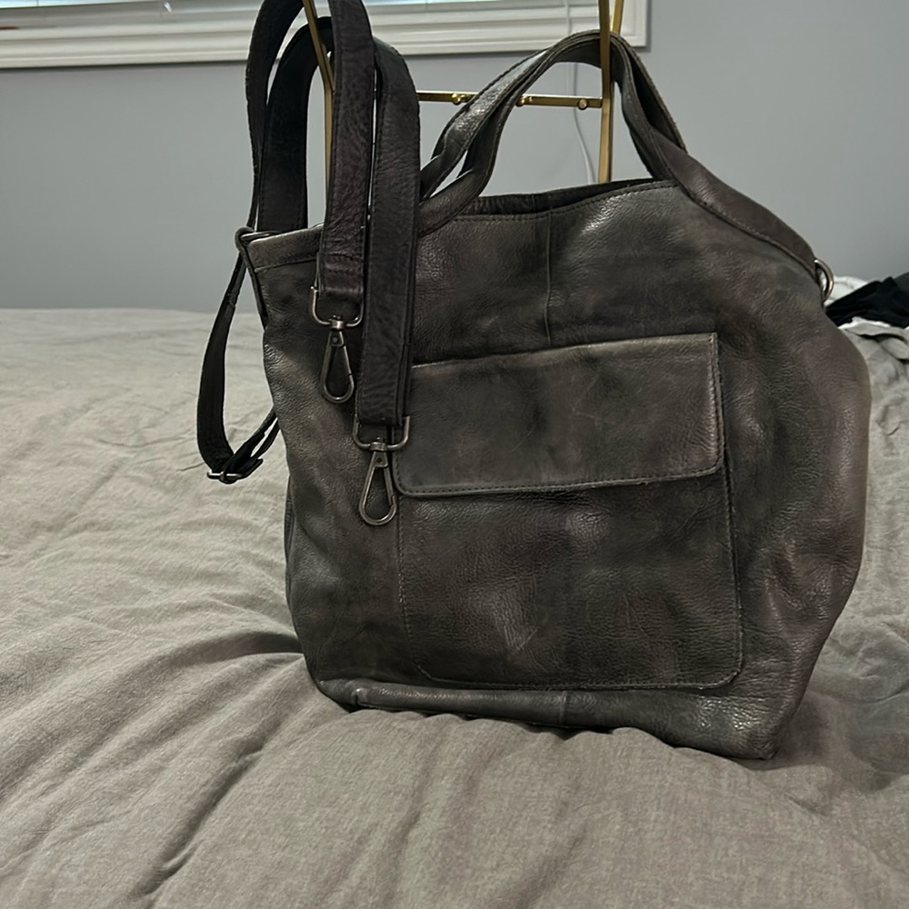 Latico Leather Bianca Tote in grey! Gently used!